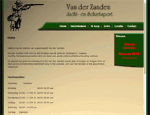 Tablet Screenshot of jvdzanden.com